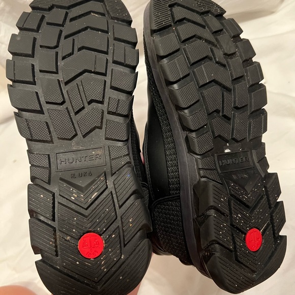 Hunter Original Insulated Snow Ankle Ladies Wellingtons - Black size 8 - Picture 6 of 6